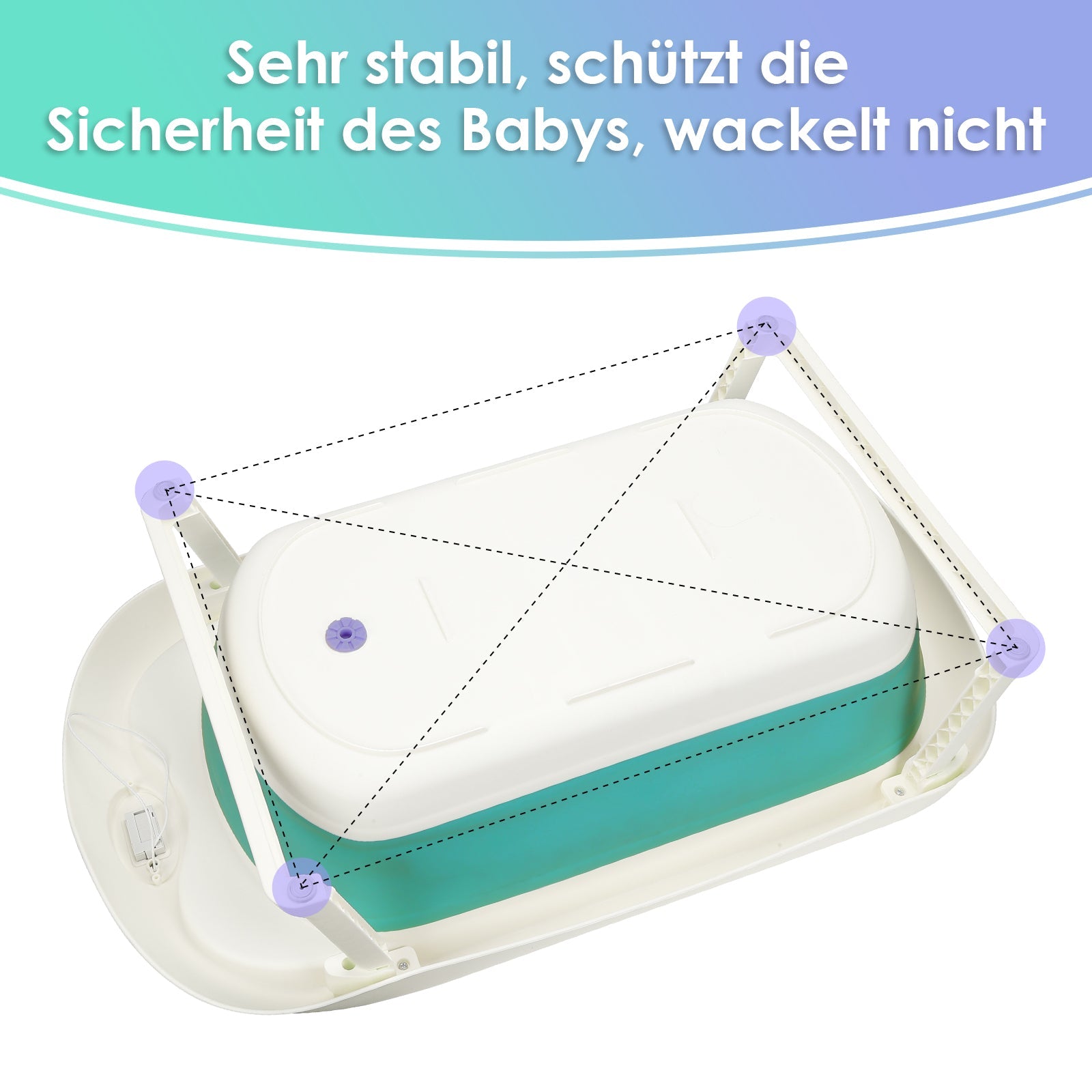 Cosmo Go Baby Badewanne Faltbar