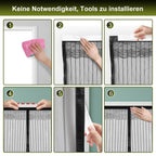 Cosmo Go Magnet Fliegengitter Tür Insektenschutz