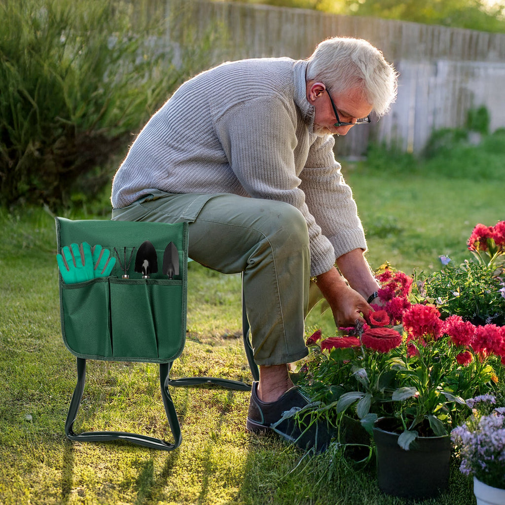 Cosmo Go 2 in 1 Kniebank für Gartenarbeit Gartenhocker mit Eva-Schaumkissen