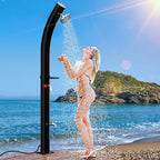 Cosmo Go 20L Solardusche Curve mit Regenduschkopf und Schutzhaube