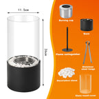 Table Fireplace Bioethanol Tabletop Fireplace Portable Round