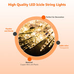 Cosmo Go LED Eiszapfen Lichterkette 40 LEDs
