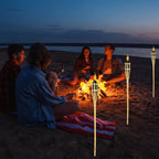 Cosmo Go 12er Set Gartenfackeln mit Docht