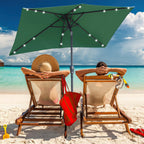 Cosmo Go Sonnenschirm 210x140 / 300x200cm Rechteckig mit LED Solar