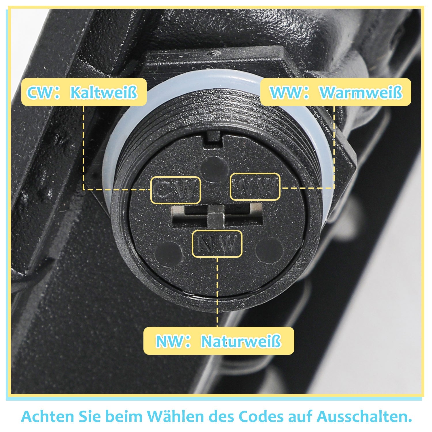 Cosmo Go LED Strahler Außen 10W-100W 3 Farbtemperatur 3000/4000/6500K