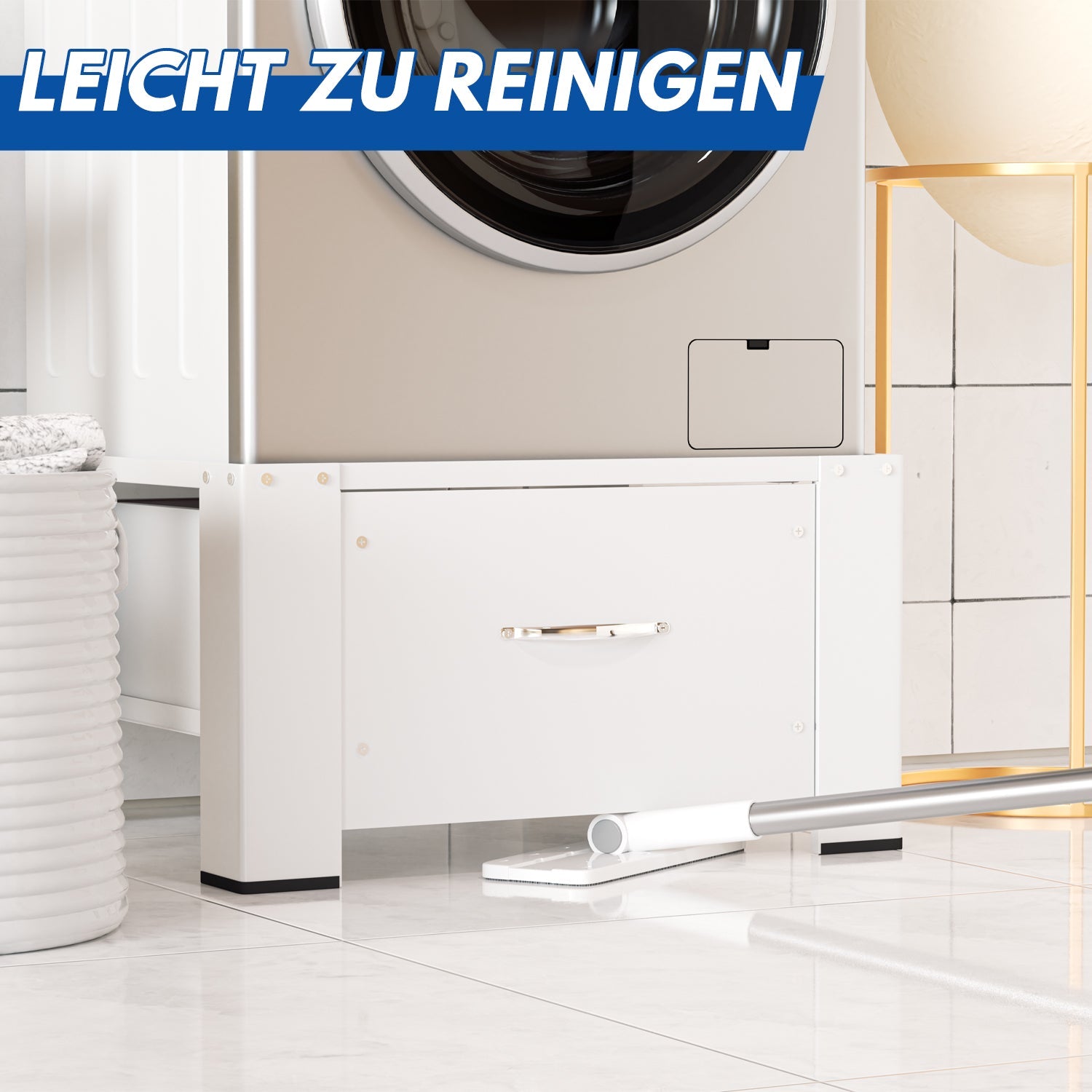 Cosmo Go Waschmaschinen Untergestell mit Schublade