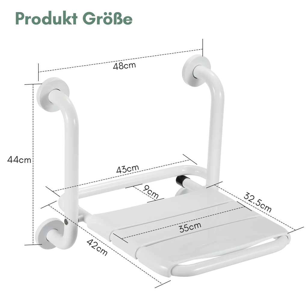 Cosmo Go Duschklappsitz Duschhocker Wandmontage