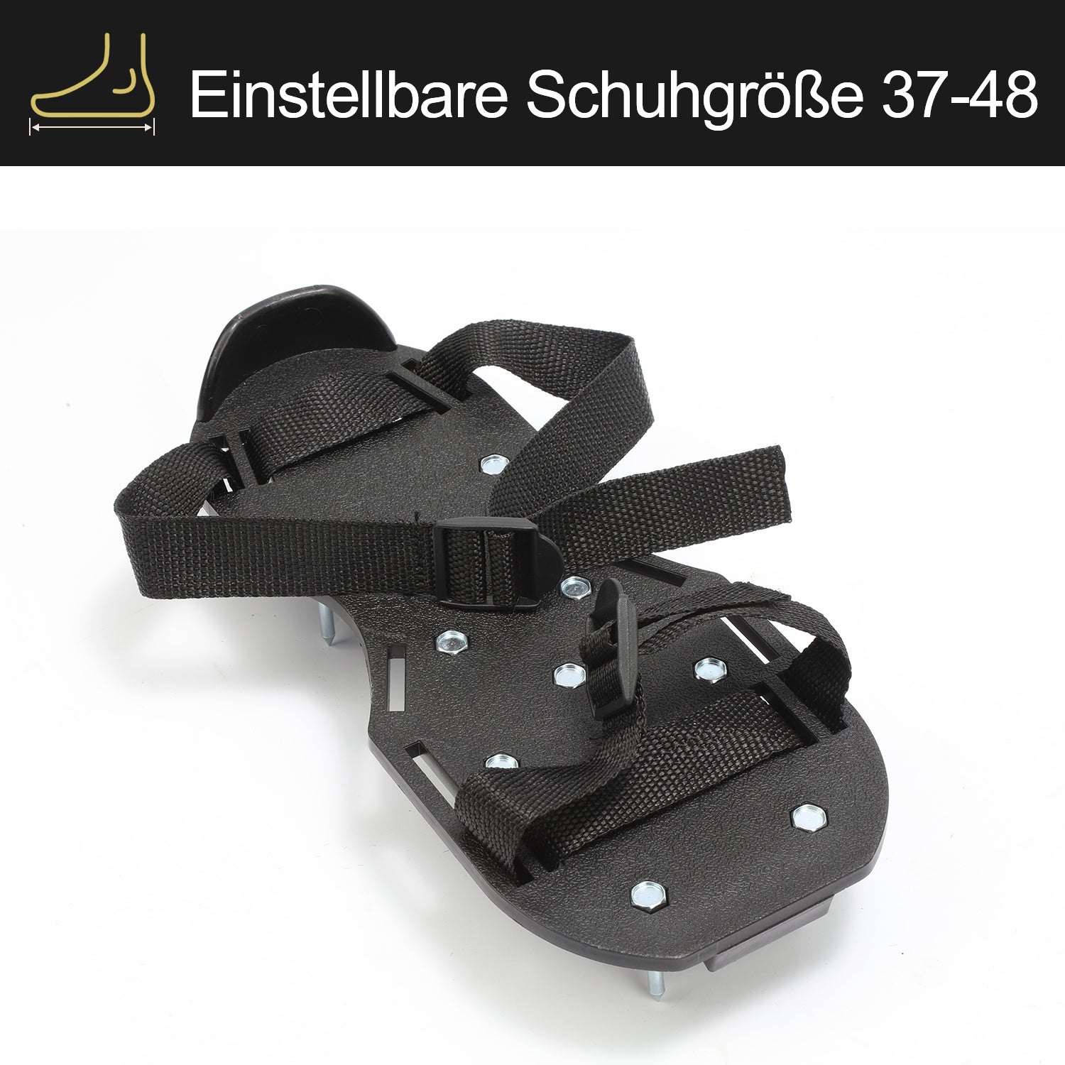 Cosmo Go 1 Paar Nagelschuhe Rasenbelüfter für Bodenbeschichtung