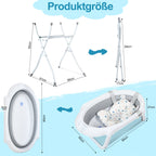 Cosmo Go Babywanne mit Ständer Faltbare mit Thermometer