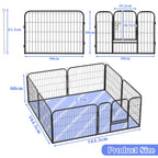 Cosmo Go Welpenlaufstall 8-teilig 60cm hoch Faltbar
