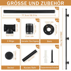 Cosmo Go Handlauf Treppe Edelstahl Handlauf Schwarz