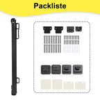 Cosmo Go Treppenschutzgitter Türschutzgitter Ausziehbar 0-150cm/180cm