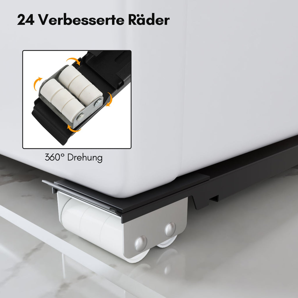 Cosmo Go Waschmaschinen Untergestell Rollen Verstellbar