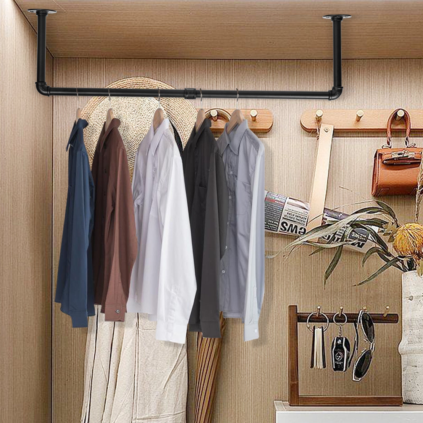 Cosmo Go Kleiderstange Wandmontage 92cm