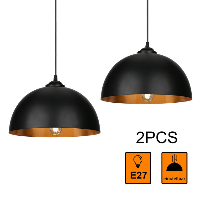 Cosmo Go Retro Lampenschirm aus Metall 2 Stück Main Image
