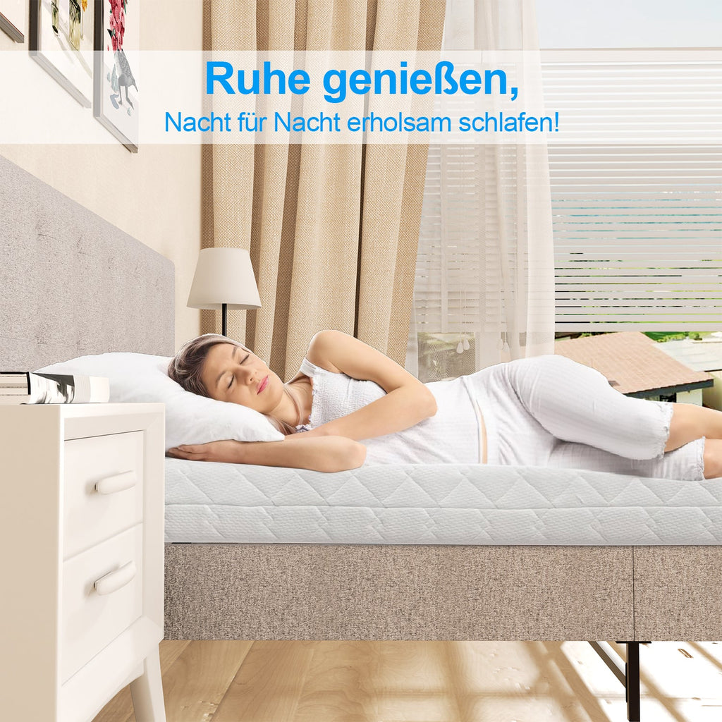 Cosmo Go Polsterbett bettgestell mit Kopfteil Weichem Stoff