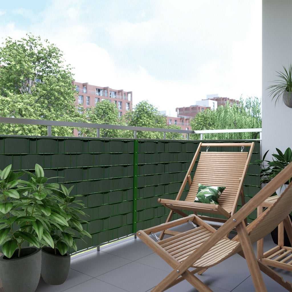 Cosmo Go PVC Sichtschutzstreifen Grün UV-bestädig 10X