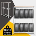 Cosmo Go Reifenregal Metallregal Verzinkt 8 Reifen