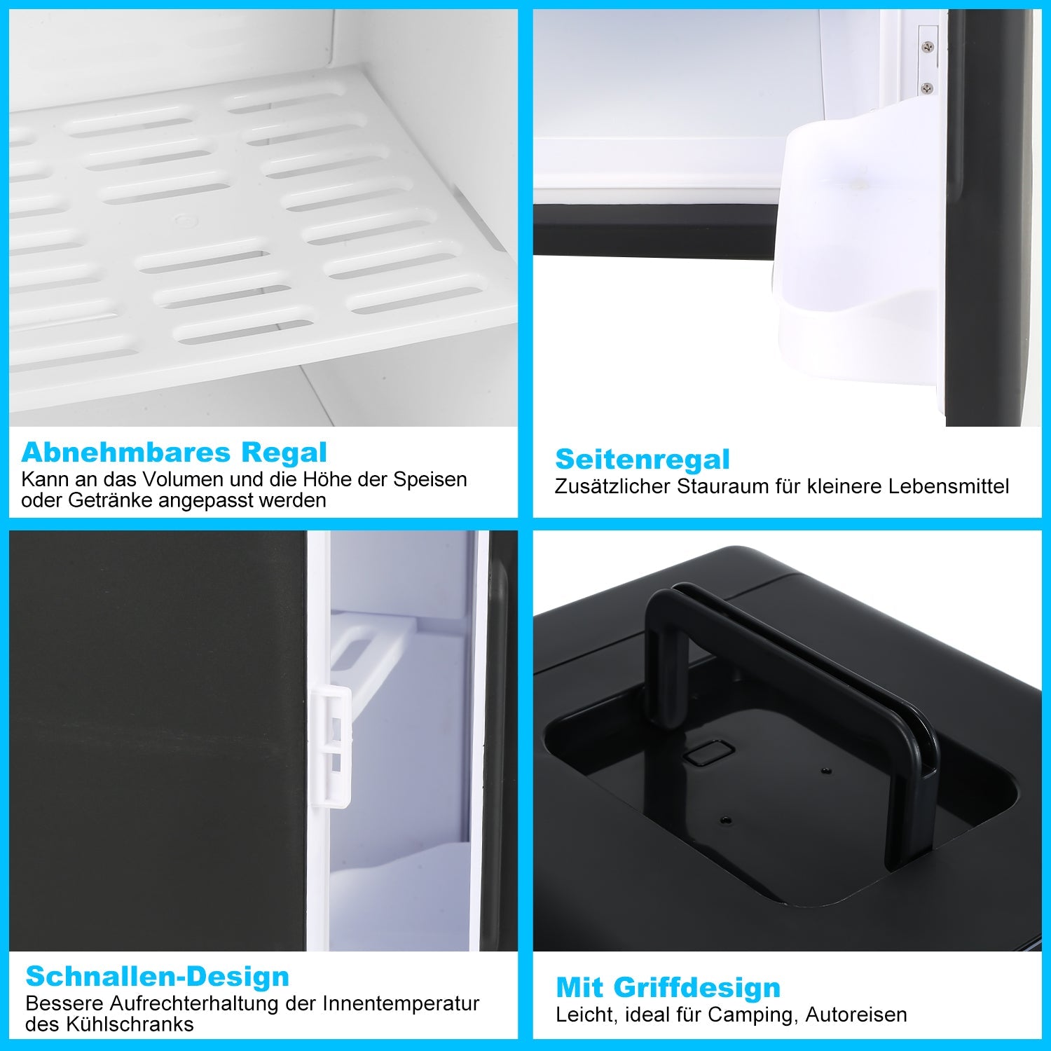 Cosmo Go 2 in 1 Mini Kühlschrank 15L Kühlbox