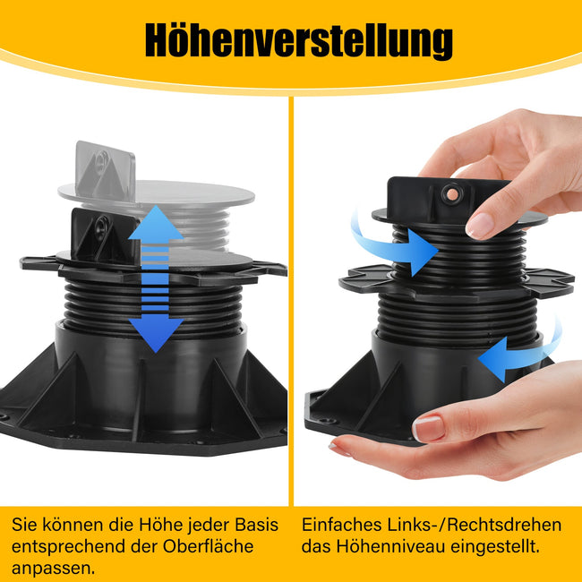 Cosmo Go Stelzlager Höhenverstellbar Terrassenlager 10 Stück Main Image