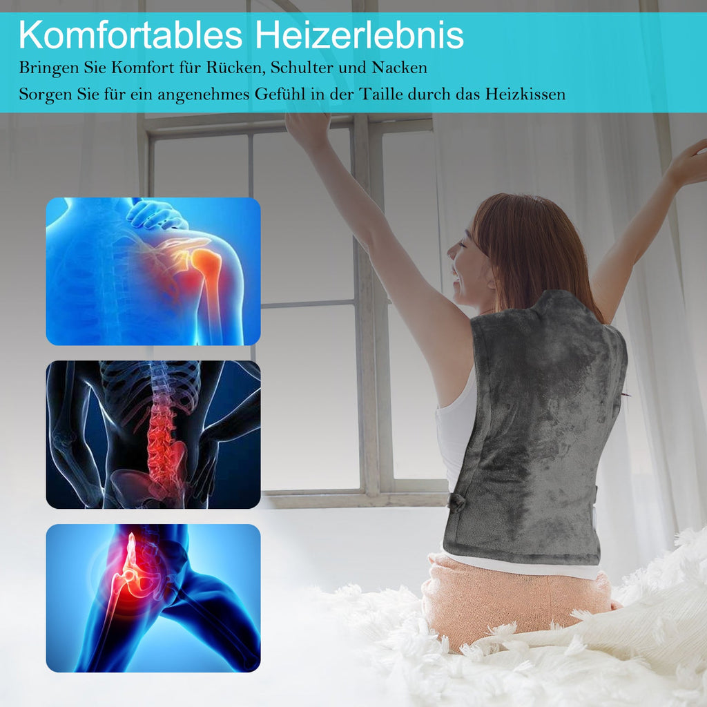 Cosmo Go Heizkissen Rücken Schulter Nacken mit 6 einstellbaren