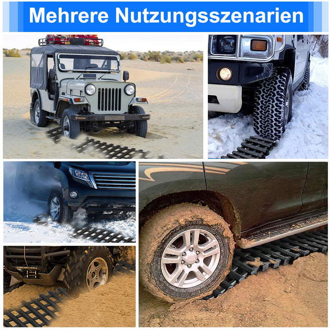 Cosmo Go Auto Anfahrhilfe Traktionshilfe 2er-Set 80cm/100cm Main Image