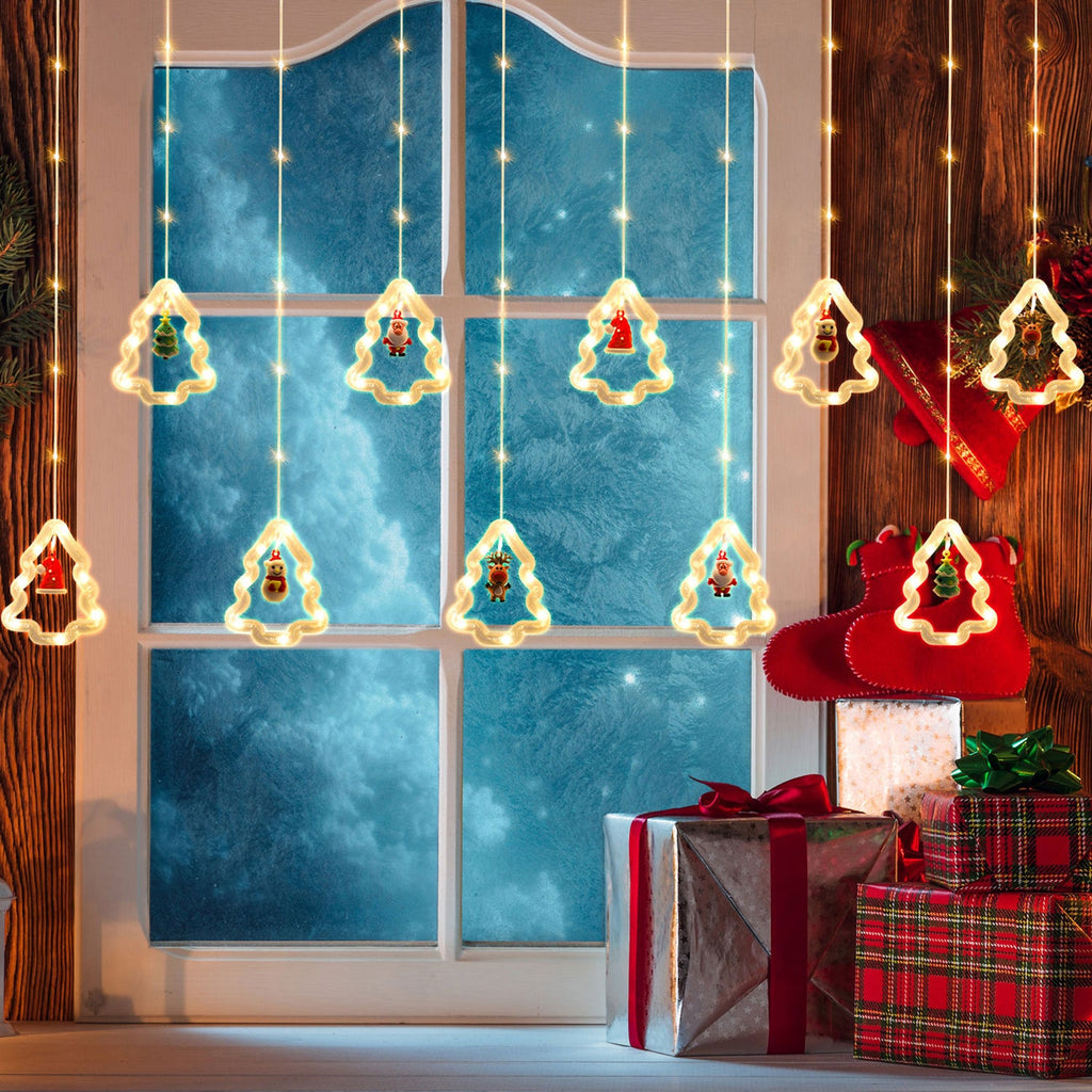Cosmo Go LED Weihnachtsbeleuchtung Lichtervorhang 3M