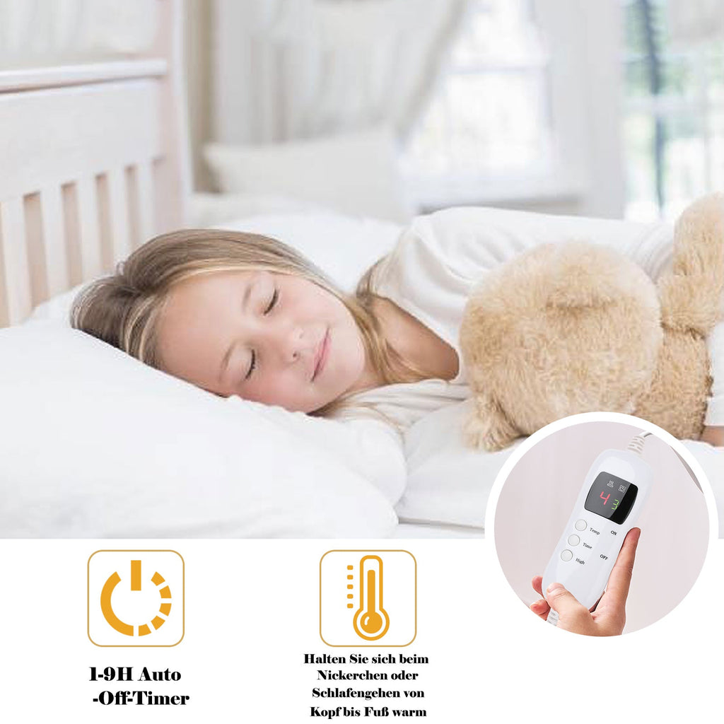 Cosmo Go Heizdecke 9 Heizstufen und 9 Timingstufen