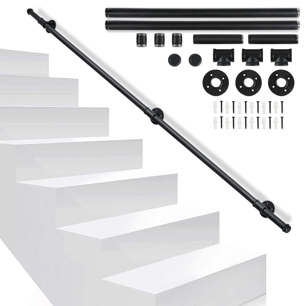 Cosmo Go Handlauf Treppe Edelstahl Handlauf Schwarz