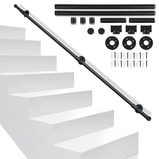 Cosmo Go Handlauf Treppe Edelstahl Handlauf Schwarz Hover Image