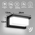 Cosmo Go LED Wandleuchte mit Bewegungsmelder 18W