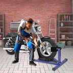 Cosmo Go Motorrad Montageständer Vorderradklemme für 17-21 Zoll Reifen