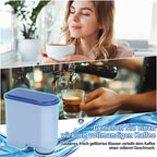 Cosmo Go 2x Wasserfilter Kaffeemaschinenfilter für Philips AquaClean