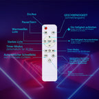 Cosmo Go LED Stehlampe Dimmbar RGB mit Fernbedienung APP