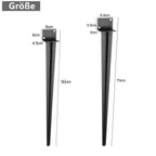 Cosmo Go Bodenhülse Einschlaghülse für Holzpfosten L