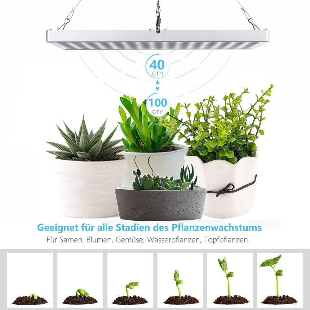 Cosmo Go Pflanzenlampe Vollspektrum 15W/45W