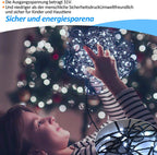 Cosmo Go LED Lichterkette Außen 10m/20m/30m Schwarz Kabel