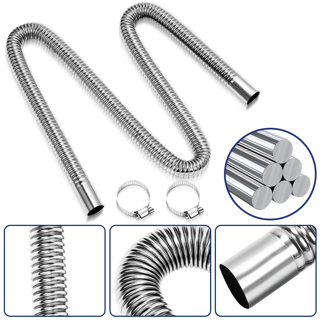 Cosmo Go Abgasschlauch Auto Edelstahl Schalldämpfer