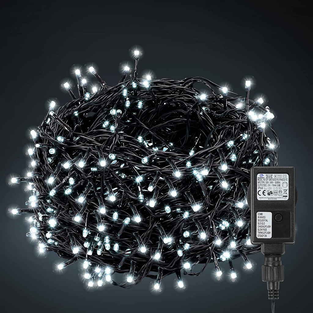 Cosmo Go LED Lichterkette Außen 10m/20m/30m Schwarz Kabel