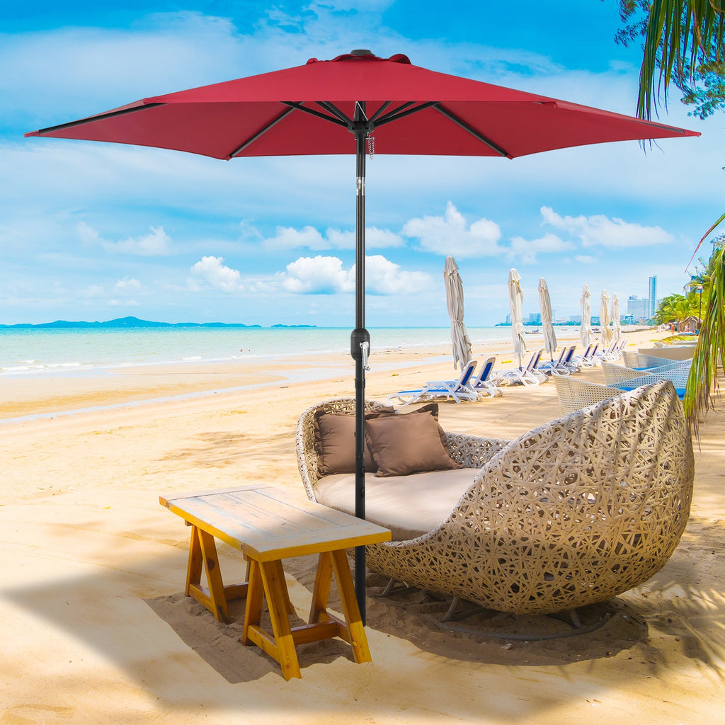 Cosmo Go Sonnenschirm 2.7m Winkelverstellbar mit/ohne LED