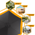 Cosmo Go Sonnenschirm 2.7m Winkelverstellbar mit/ohne LED