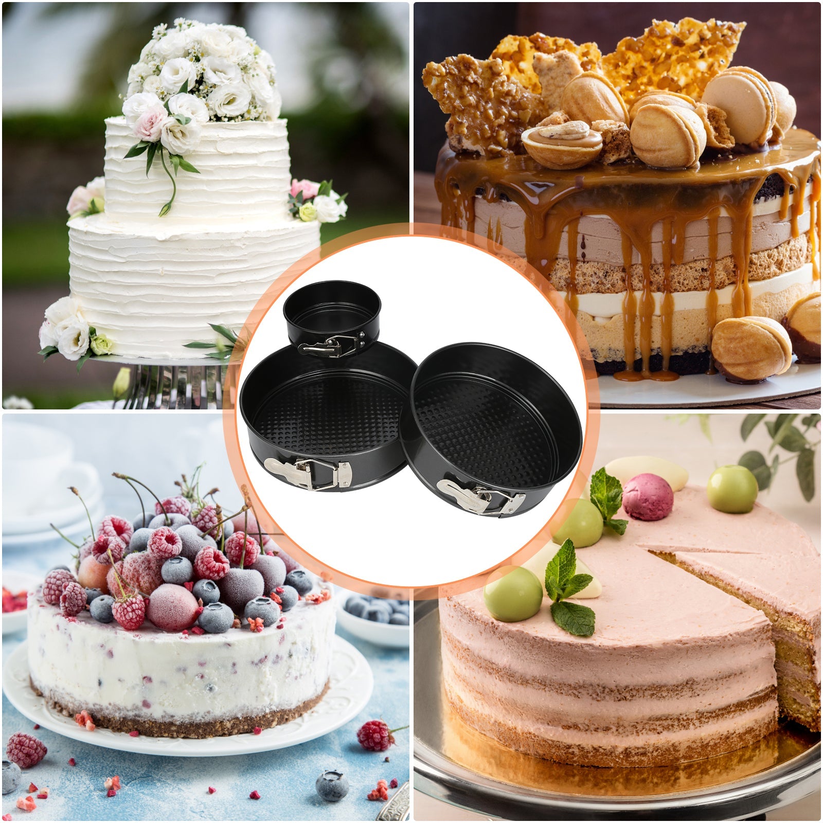 Cosmo Go Backformen Kuchenform Rund Set