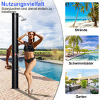 Cosmo Go Solardusche 35L Solardusche Gartendusche Inkl. Schutzhaube