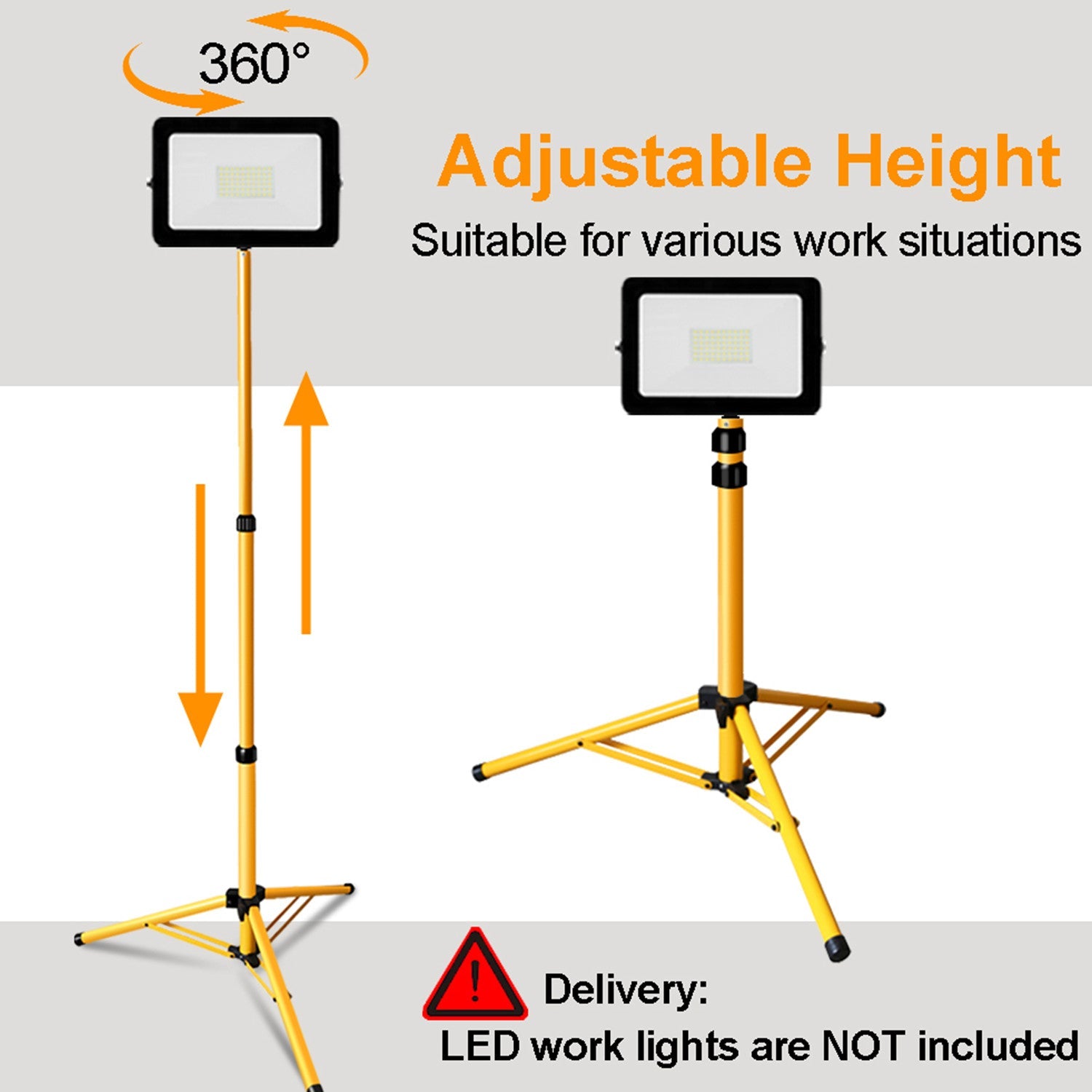 Cosmo Go Teleskop Stativ für Baustrahler(Einzelne Halterung)