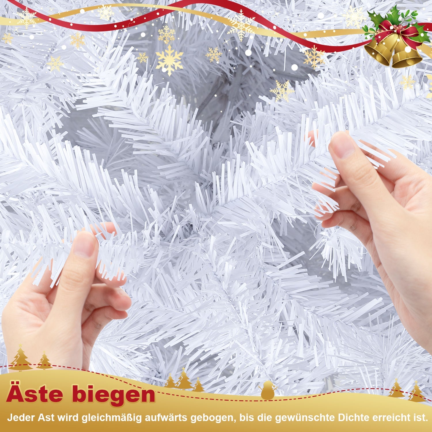 Cosmo Go Christbaum Künstlicher Weihnachtsbaum Grün/Weiß
