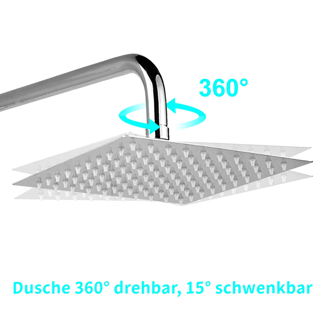 Cosmo Go  Regendusche Duschkopf Edelstahl 304