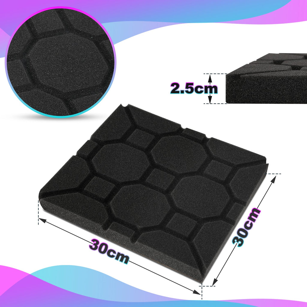 Cosmo Go Akustikschaumstoff Selbstklebend Quadrat