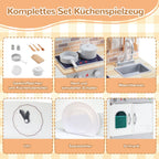 Cosmo Go Spielzeugküche Kinderspielzeug aus Holz