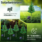 Cosmo Go LED Solar Weihnachtsbaum Weihnachtsdeko 4/8 PCS