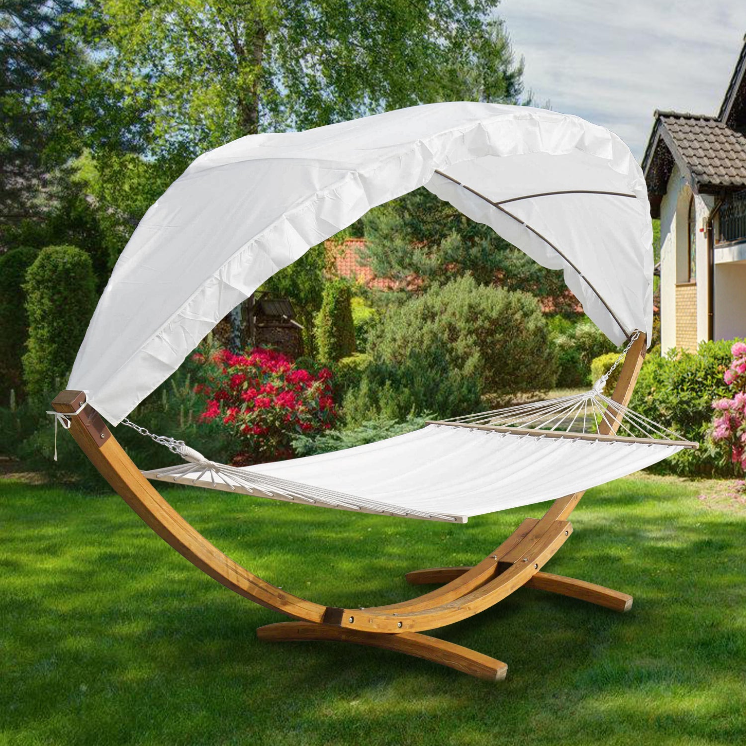 Cosmo Go Hängematte Holz Hammock mit Gestell